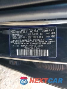 Zdjęcie 25 z 26 samochodu: 2023 HYUNDAI ELANTRA N LINE VIN:KMHLR4AF0PU372210 - miniatura