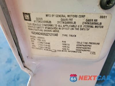 Zdjęcie 13 z 13 samochodu: 2002 CHEVROLET SILVERADO K2500 HEAVY DUTY VIN:1GCHK24U62Z121040 - miniatura