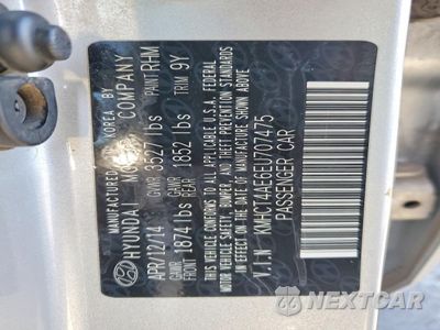 Zdjęcie 12 z 13 samochodu: 2014 HYUNDAI ACCENT GLS VIN:KMHCT4AE6EU707475 - miniatura