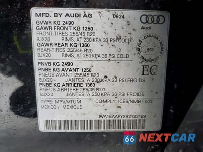 Zdjęcie 14 z 14 samochodu: 2024 AUDI Q5 PREMIUM PLUS 45 VIN:WA1EAAFYXR2122169 - miniatura
