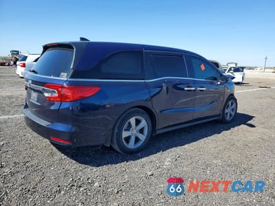 Trzecie zdjęcie samochodu z tyłu: 2019 HONDA ODYSSEY EX VIN:5FNRL6H57KB135921 - miniatura