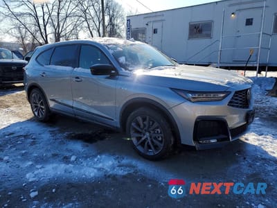 Czwarte zdjęcie samochodu z boku: 2025 ACURA MDX A-SPEC VIN:5J8YE1H0XSL020984 - miniatura
