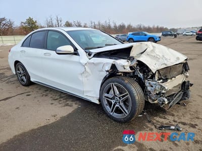 Czwarte zdjęcie samochodu z boku: 2020 MERCEDES-BENZ C 300 4MATIC VIN:55SWF8EB1LU332728 - miniatura