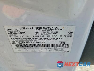 Zdjęcie 12 z 12 samochodu: 2013 FORD F150 VIN:1FTMF1EM9DFD24763 - miniatura