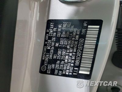 Zdjęcie 13 z 13 samochodu: 2023 HYUNDAI KONA SEL VIN:KM8K6CAB5PU970160 - miniatura