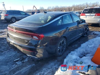 Trzecie zdjęcie samochodu z tyłu: 2021 KIA K5 GT LINE VIN:5XXG64J28MG031747 - miniatura