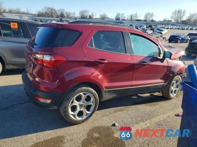 Trzecie zdjęcie samochodu z tyłu: 2021 FORD ECOSPORT SE VIN:MAJ3S2GEXMC446400 - miniatura