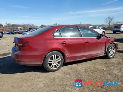 Trzecie zdjęcie samochodu z tyłu: 2017 VOLKSWAGEN JETTA S VIN:3VW2B7AJ6HM330797 - miniatura