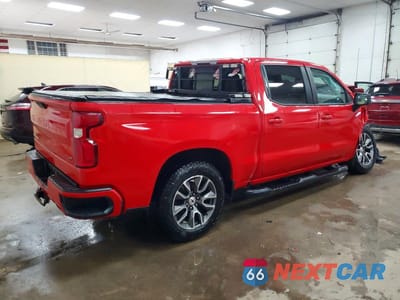 Trzecie zdjęcie samochodu z tyłu: 2020 CHEVROLET SILVERADO K1500 RST VIN:3GCUYEED5LG190865 - miniatura
