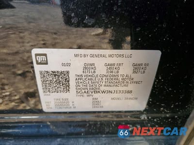 Zdjęcie 13 z 13 samochodu: 2022 BUICK ENCLAVE PREMIUM VIN:5GAEVBKW3NJ133388 - miniatura