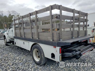 Drugie zdjęcie samochodu z przodu: 2006 FORD F650 SUPER DUTY FLATBED TRUCK VIN:3FRWX66H36V269019 - miniatura