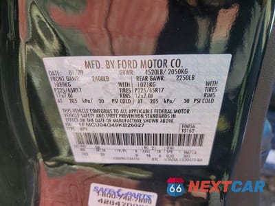 Zdjęcie 13 z 13 samochodu: 2009 FORD ESCAPE LIMITED VIN:1FMCU04G49KB26027 - miniatura
