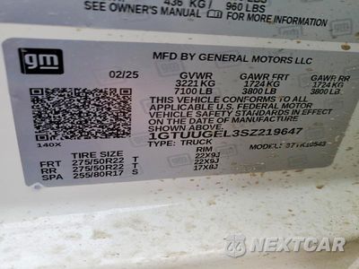 Zdjęcie 12 z 12 samochodu: 2025 GMC SIERRA K1500 DENALI VIN:1GTUUGEL3SZ219647 - miniatura