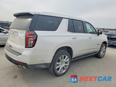 Trzecie zdjęcie samochodu z tyłu: 2023 CHEVROLET TAHOE K1500 HIGH COUNTRY VIN:1GNSKTKL0PR357302 - miniatura