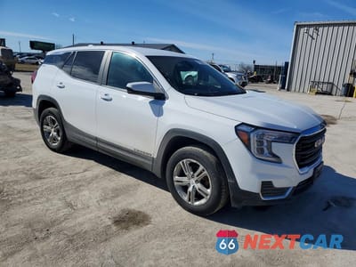 Czwarte zdjęcie samochodu z boku: 2022 GMC TERRAIN SLE VIN:3GKALTEV7NL303664 - miniatura
