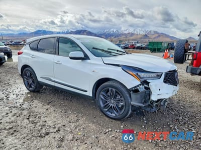 Czwarte zdjęcie samochodu z boku: 2022 ACURA RDX A-SPEC VIN:5J8TC2H62NL008990 - miniatura