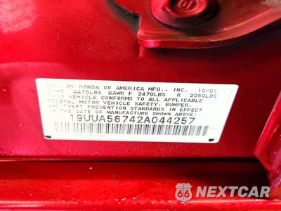 Zdjęcie 12 z 12 samochodu: 2002 ACURA 3.2TL VIN:19UUA56742A044257 - miniatura