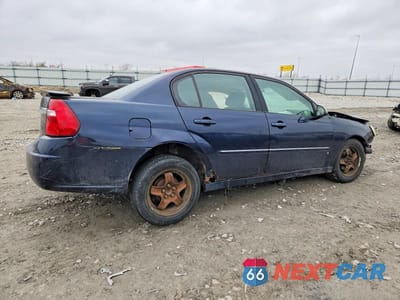 Trzecie zdjęcie samochodu z tyłu: 2006 CHEVROLET MALIBU LT VIN:1G1ZT51F26F302595 - miniatura