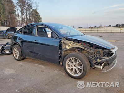 Czwarte zdjęcie samochodu z boku: 2022 TESLA MODEL Y VIN:7SAYGDEE2NF332172 - miniatura