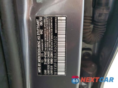 Zdjęcie 12 z 12 samochodu: 2020 MERCEDES-BENZ C 300 4MATIC VIN:W1KWF8EB6LR602652 - miniatura
