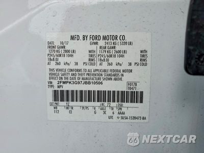 Zdjęcie 13 z 14 samochodu: 2018 FORD EDGE SE VIN:2FMPK3G97JBB10506 - miniatura