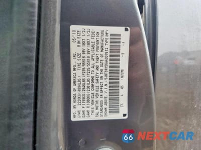 Zdjęcie 13 z 13 samochodu: 2010 ACURA RDX TECHNOLOGY VIN:5J8TB1H56AA007612 - miniatura