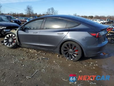 Drugie zdjęcie samochodu z przodu: 2023 TESLA MODEL 3 VIN:5YJ3E1EC9PF497729 - miniatura
