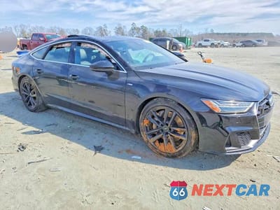 Czwarte zdjęcie samochodu z boku: 2021 AUDI A7 PRESTIGE S-LINE VIN:WAUV2AF24MN073697 - miniatura