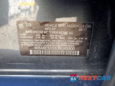 Zdjęcie 12 z 12 samochodu: 2018 BMW 320 XI VIN:WBA8E5G56JNU45900 - miniatura