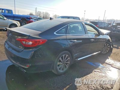 Trzecie zdjęcie samochodu z tyłu: 2017 HYUNDAI SONATA SPORT VIN:5NPE34AF7HH522033 - miniatura