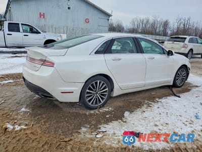 Trzecie zdjęcie samochodu z tyłu: 2017 LINCOLN MKZ SELECT VIN:3LN6L5D97HR655285 - miniatura