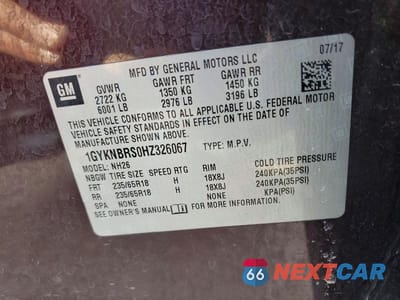 Zdjęcie 13 z 13 samochodu: 2017 CADILLAC XT5 LUXURY VIN:1GYKNBRS0HZ326067 - miniatura