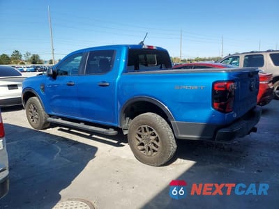 Drugie zdjęcie samochodu z przodu: 2024 FORD RANGER XLT VIN:1FTER4GH3RLE54365 - miniatura