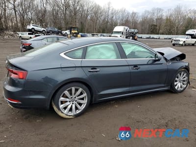 Trzecie zdjęcie samochodu z tyłu: 2018 AUDI A5 PREMIUM VIN:WAUANCF54JA043338 - miniatura