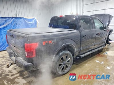 Trzecie zdjęcie samochodu z tyłu: 2018 FORD F150 SUPERCREW VIN:1FTEW1E59JFD22312 - miniatura