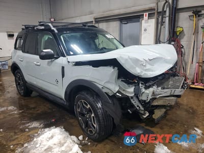 Czwarte zdjęcie samochodu z boku: 2021 FORD BRONCO SPORT OUTER BANKS VIN:3FMCR9C61MRA03840 - miniatura