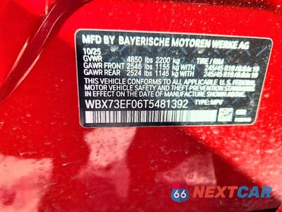 Zdjęcie 14 z 14 samochodu: 2026 BMW X1 XDRIVE28I VIN:WBX73EF06T5481392 - miniatura