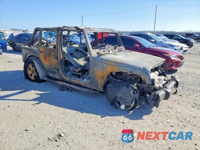 Czwarte zdjęcie samochodu z boku: 2016 JEEP WRANGLER UNLIMITED SPORT VIN:1C4BJWDG8GL249266 - miniatura