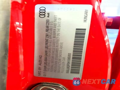Zdjęcie 12 z 12 samochodu: 2017 AUDI A3 PREMIUM PLUS VIN:WAUJ8GFF9H1065093 - miniatura