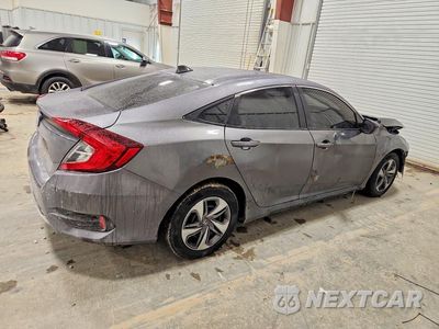 Trzecie zdjęcie samochodu z tyłu: 2020 HONDA CIVIC LX VIN:19XFC2F69LE023040 - miniatura