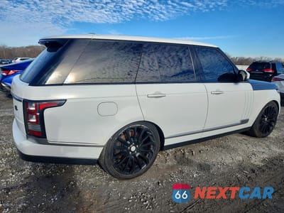 Trzecie zdjęcie samochodu z tyłu: 2014 LAND ROVER RANGE ROVER AUTOBIOGRAPHY VIN:SALGV2EF9EA141314 - miniatura