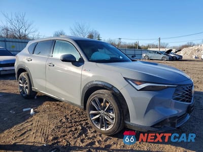 Czwarte zdjęcie samochodu z boku: 2025 ACURA ADX A-SPEC VIN:3HDSA2H51SM706183 - miniatura