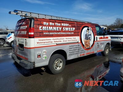 Trzecie zdjęcie samochodu z tyłu: 2019 CHEV EXPRESS G3500 VIN:1GCZGHFG4K1367759 - miniatura