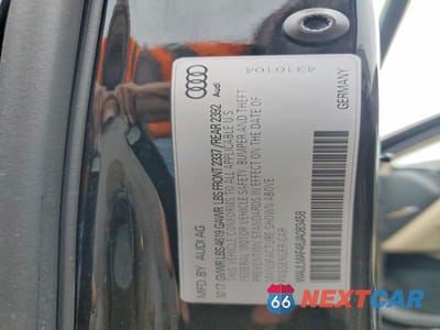 Zdjęcie 12 z 12 samochodu: 2018 AUDI A4 PREMIUM PLUS VIN:WAULMAF46JA083458 - miniatura