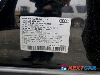 Zdjęcie 13 z 13 samochodu: 2015 AUDI Q3 PRESTIGE VIN:WA1GFCFS4FR009807 - miniatura