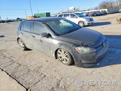Czwarte zdjęcie samochodu z boku: 2015 VOLKSWAGEN GOLF TDI VIN:3VW2A7AU5FM053053 - miniatura
