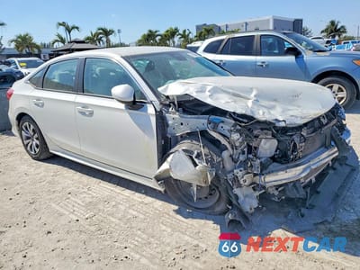 Czwarte zdjęcie samochodu z boku: 2024 HONDA CIVIC LX VIN:2HGFE2F23RH508456 - miniatura