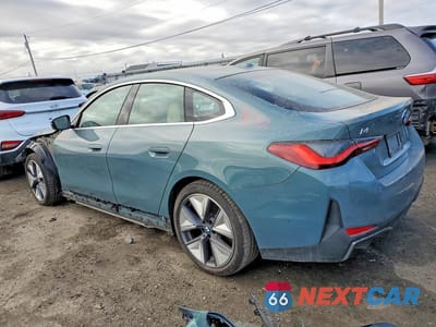Drugie zdjęcie samochodu z przodu: 2025 BMW I4 XDRIVE 40 VIN:WBY43HD02SFT99655 - miniatura