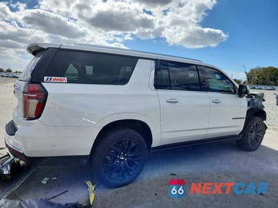 Trzecie zdjęcie samochodu z tyłu: 2024 CHEVROLET SUBURBAN K1500 HIGH COUNTRY VIN:1GNSKGKL4RR126736 - miniatura