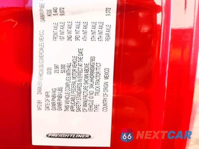Zdjęcie 10 z 10 samochodu: 2021 FREIGHTLINER CASCADIA 126 SEMI TRUCK VIN:3AKJHHDR9MSMG7953 - miniatura